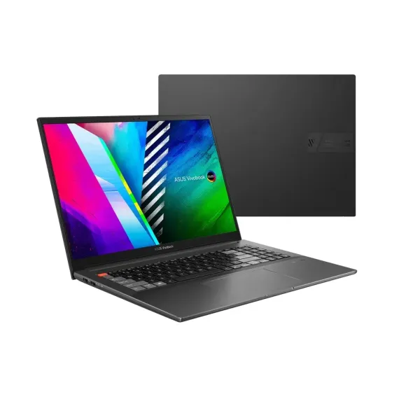 LAPTOP 16" ASUS VIVOBOOK PRO 16X OLED M7600QC, EARL GREY, AMD RYZEN 7 5800H, 16GB/512GB, FARA SO