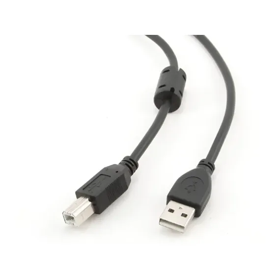 CABLU DE DATE PENTRU PERIFERICE CABLEXPERT CCFB-USB2-AMBM-1.5M, USB TYPE-A/USB TYPE-B, 1,5M, NEGRU