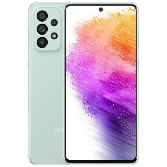 СМАРТФОН SAMSUNG GALAXY A73, 256ГБ/8ГБ, СВЕТЛО-ЗЕЛЕНЫЙ