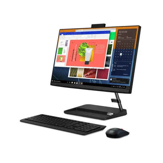 МОНОБЛОК LENOVO IDEACENTRE 3 22ITL6, 21,5", INTEL CORE I3-11100B, 8ГБ/256ГБ, WINDOWS 11 HOME, ЧЁРНЫЙ