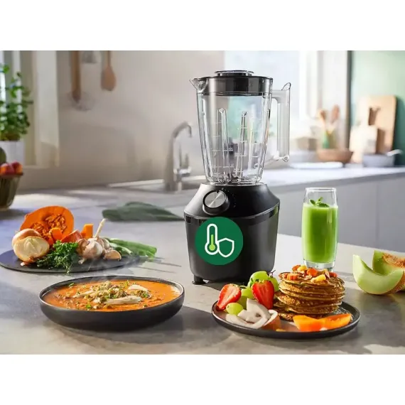 BLENDER STATIONAR PHILIPS HR2191/01, NEGRU