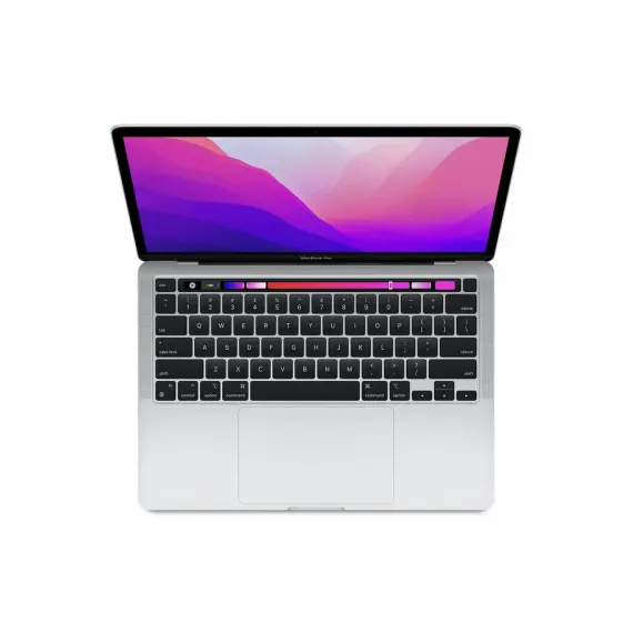 НОУТБУК 13,3" APPLE MACBOOK PRO 13-INCH A2338, СЕРЕБРИСТЫЙ, M2 WITH 8-CORE CPU AND 10-CORE GPU, 8ГБ/256ГБ, MACOS MONTEREY