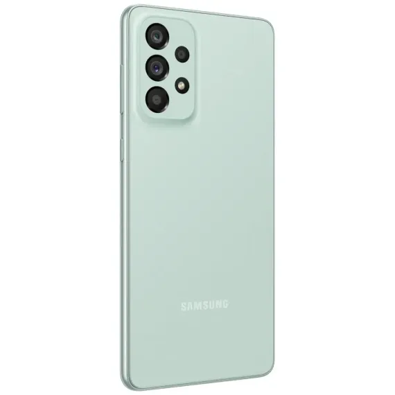 СМАРТФОН SAMSUNG GALAXY A73, 128ГБ/6ГБ, СВЕТЛО-ЗЕЛЕНЫЙ
