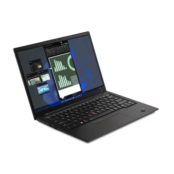 LAPTOP BUSINESS 14" LENOVO THINKPAD X1 CARBON GEN 10, NEGRU, INTEL CORE I7-1255U, 16GB/512GB, WINDOWS 11 PRO