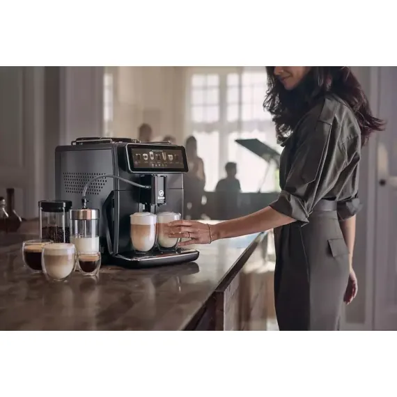 ESPRESSOR AUTOMAT SAECO SM8885/00, NEGRU