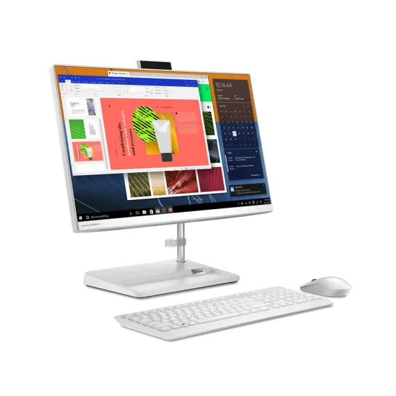 COMPUTER ALL-IN-ONE LENOVO IDEACENTRE 3 22ITL6, 21,5", INTEL CORE I3-1115G4, 8GB/256GB, FARA SO, ALB