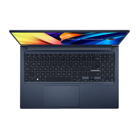 НОУТБУК 15,6" ASUS VIVOBOOK 15X OLED X1503ZA, QUIET BLUE, INTEL CORE I7-12700H, 12GB/512ГБ, БЕЗ ОС