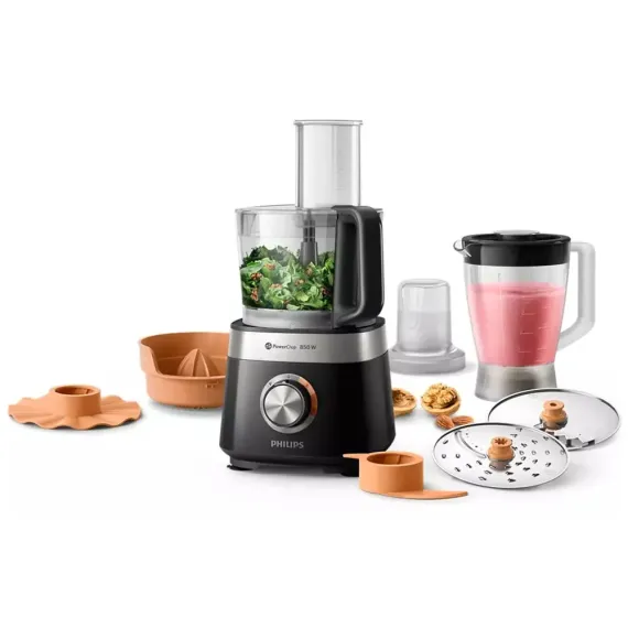 КУХОННЫЙ КОМБАЙН PHILIPS HR7530/10, ЧЁРНЫЙ