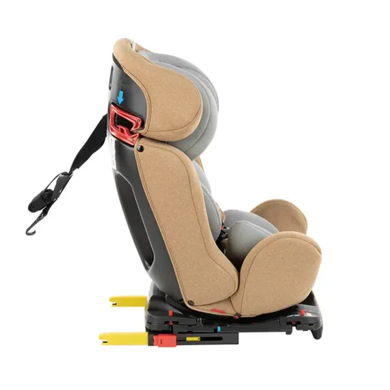ДЕТСКОЕ АВТОКРЕСЛО KIKKA BOO 4 SAFE ISOFIX, ГРУППА 0+/1/2/3 (0-36 КГ), БЕЖЕВЫЙ