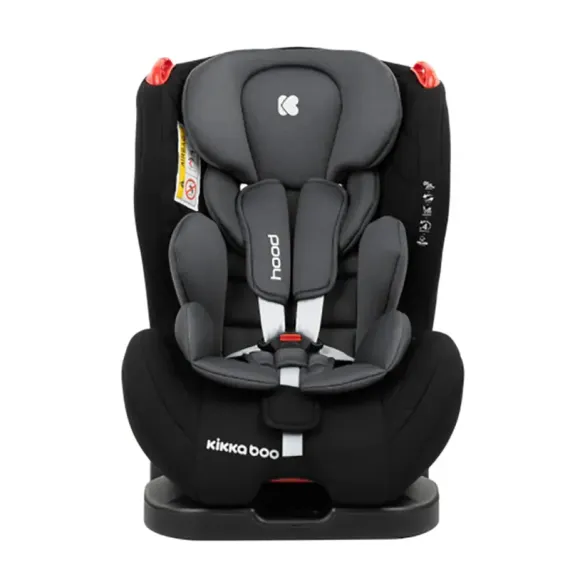 ДЕТСКОЕ АВТОКРЕСЛО KIKKA BOO HOOD, ГРУППА 0+/1/2 (ДО 25 КГ), ЧЁРНЫЙ