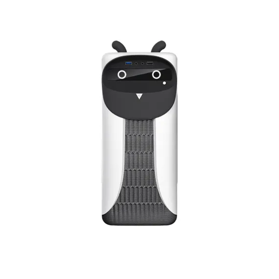 CARCASA PC GAMEMAX CUTE OWL, MINI-TOWER, ATX, NEGRU/ALB