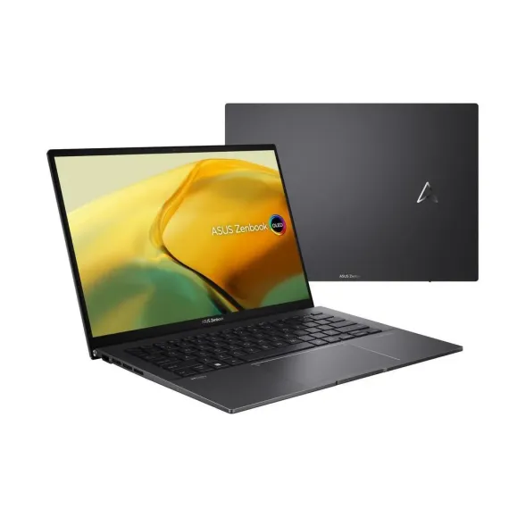 LAPTOP 14" ASUS ZENBOOK 14 OLED UM3402YA, JADE BLACK, AMD RYZEN 7 5825U, 16GB/1024GB, FARA SO