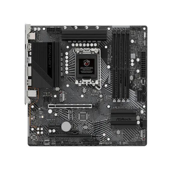 PLACA DE BAZA ASROCK Z790M PG LIGHTNING/D4, LGA1700, INTEL Z790, MICRO-ATX
