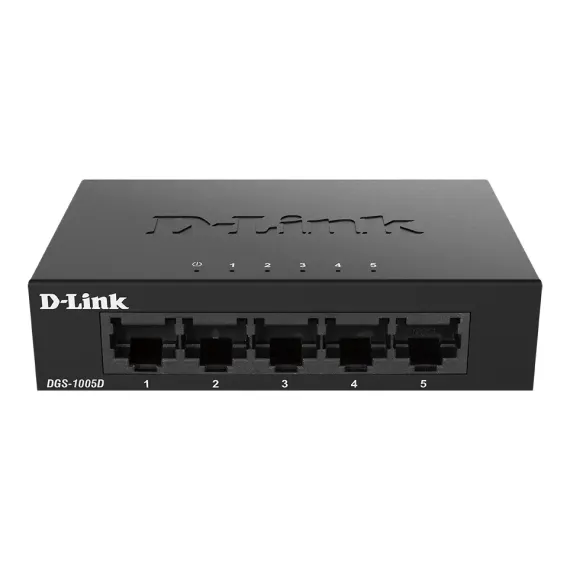 СЕТЕВОЙ КОММУТАТОР D-LINK DGS-1005D, 5X 10/100/1000 МБИТ/С