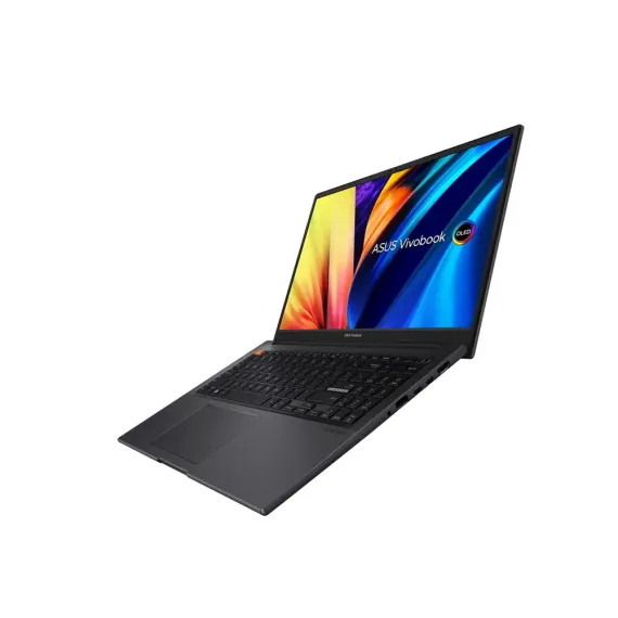 LAPTOP 15,6" ASUS VIVOBOOK S 15 OLED M3502QA, INDIE BLACK, AMD RYZEN 5 5600H, 16GB/512GB, FARA SO