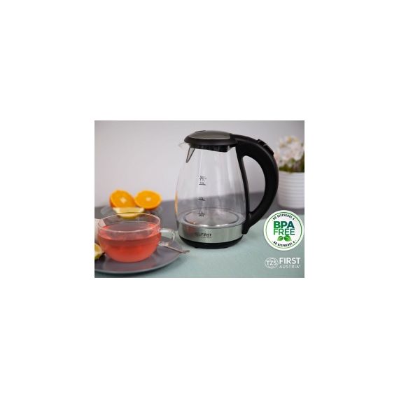 ЧАЙНИК СТЕКЛ. 1,7 Л, 2200 ВТ FIRST 005405-8