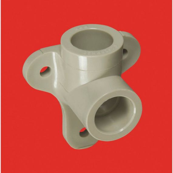 ОТВОД ПП-Р КОМБИНИРОВАННЫЙ С КРЕПЛЕНИЕМ 20*1/2 F  FV PLAST