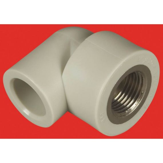 ОТВОД  ПП-Р С МЕТАЛЛИЧЕСКОЙ ВНУТРЕННЕЙ РЕЗЬБОЙ 25*3/4  FV PLAST