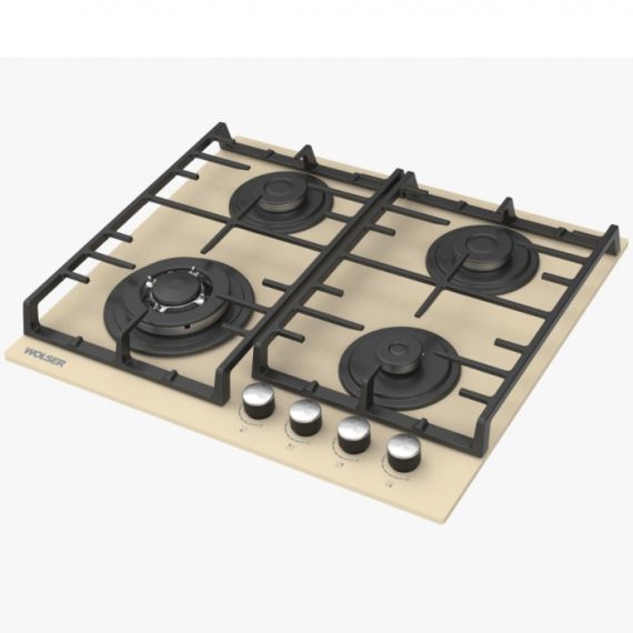 ВАРОЧНАЯ ГАЗОВАЯ ПОВЕРХНОСТЬ WOLSER  WL-BRD6400 GBN IVORY FFD