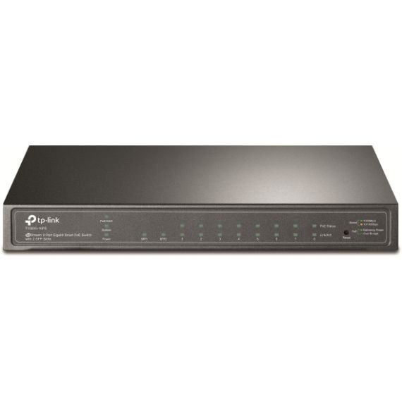 8-PORT GIGABIT DESKTOP POE SMART SWITCH T1500G-10PS(TL-SG2210P)