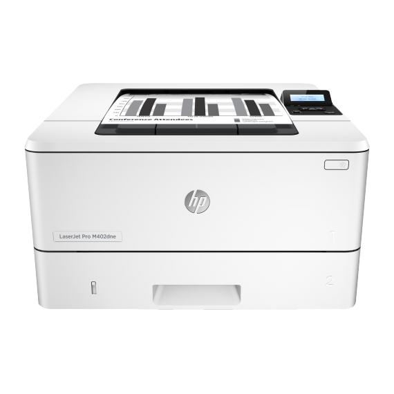 HP LASERJET PRO M402DNE PRINTER A4, UP TO 38 PPM, 5.7S FIRST PAGE, 1200 DPI, 256MB, DUPLEX, UP TO 80000 PAGES/MONTH,  2 LINE DISPLAY, USB 2.0, ETHER 1