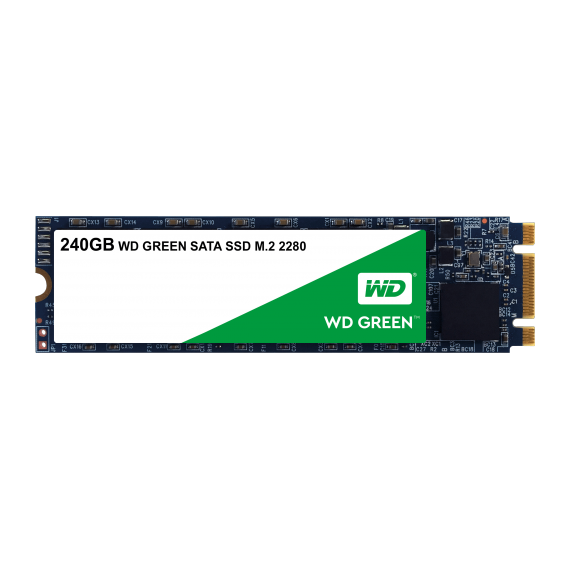 M.2  SSD 240GB  WESTERN DIGITAL GREEN , TYPE 2280 , "WDS240G2G0B"