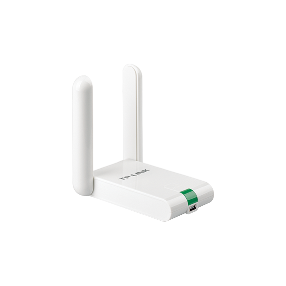 TP-LINK TL-WN822N 300MBPS HIGH GAIN WIRELESS N USB ADAPTER, QUALCOMM, 2T2R, 2.4GHZ, 802.11B/G/N, ELEGANT DESKTOP HOUSING,  USB EXTENSION CABLE, 2 FIXE