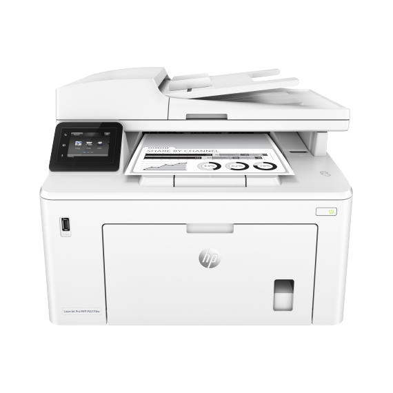 HP LASERJET PRO MFP M227FDW PRINT/COPY/SCAN/FAX 28PPM, 256MB, UP TO 30000 MONTHLY, 2.6" TOUCH DISPLAY, 1200DPI, DUPLEX, 35 SHEETS ADF,  HI-SPEED USB 2