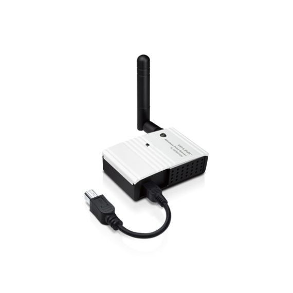150MBPS WIFI USB2.0 PRINT SERVER,  2.4GHZ, 802.11B/G/N, SINGLE USB2.0 PORT, WITH DETACHABLE ANTENNA
