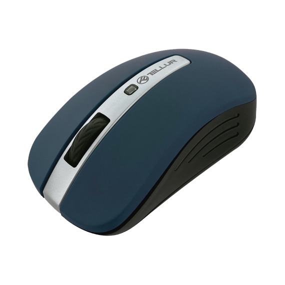 MOUSE BASIC WIRELESS, LED, TELLUR NAVY BLUE TLL491071