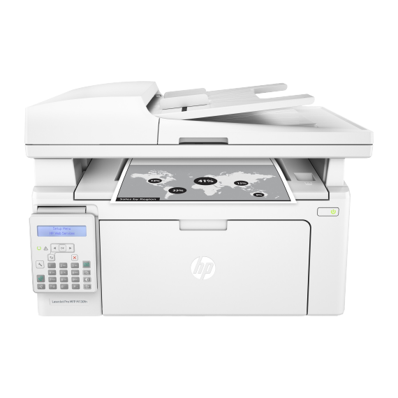 HP LASERJET PRO MFP M130FN PRINT/COPY/SCAN, A4, UP TO 23PPM, 256MB, 2-LINE LCD, 600DPI, UP TO 10000 PAGES/MONTHLY, HP EPRINT, HI-SPEED USB 2.0, FAST E