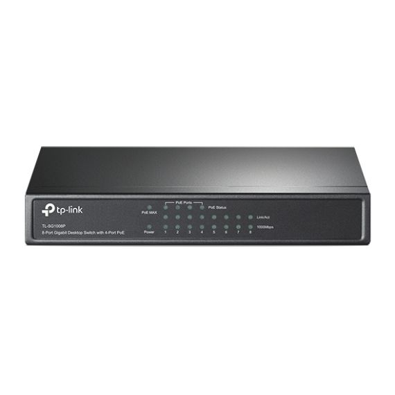 8-PORT GIGABIT DESKTOP POE SWITCH TL-SG1008P