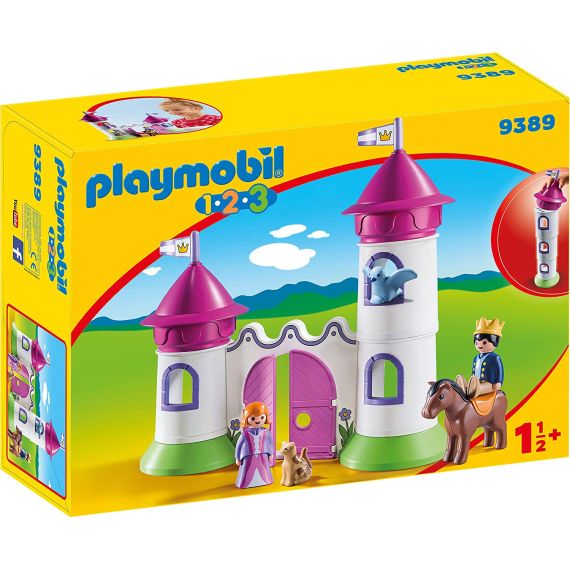 PM9389 CASTLE WITH STACKABLE TOWERS 1.2.3