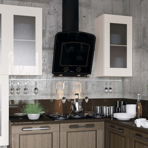 ВЫТЯЖКА TORNADO RETRO 1000 BL+RB, BLACK