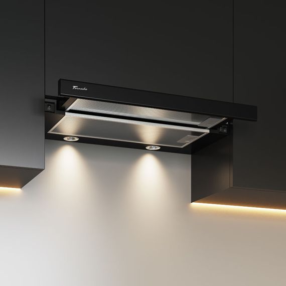 ВЫТЯЖКА TORNADO STORM 1200(60) LED BL, BLACK