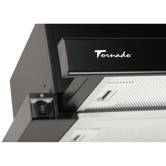ВЫТЯЖКА TORNADO STORM 1200(60) LED BL, BLACK