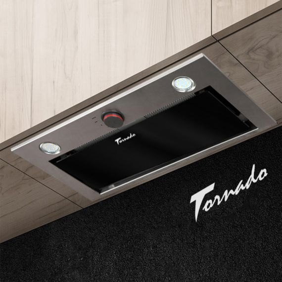ВЫТЯЖКА TORNADO MODUL GLASS 750(60) IX LED, INOX/GLASS
