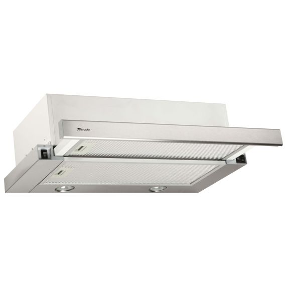 ВЫТЯЖКА ПОЛНОВСТРАИВАЕМАЯ TORNADO STORM 700(60) IX LED INOX (700 М?/Ч)