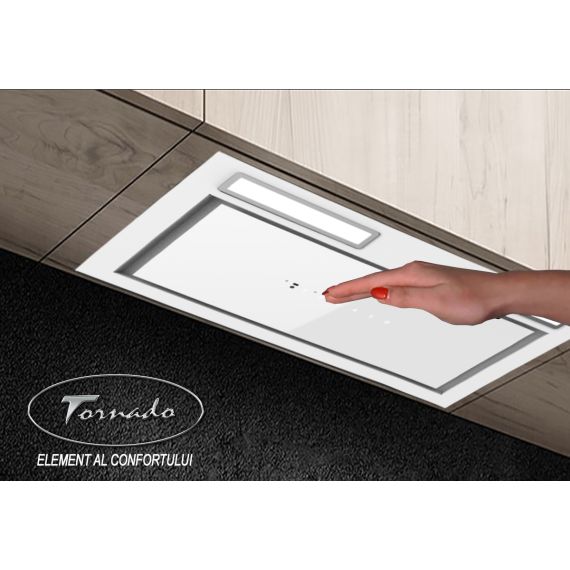 ВЫТЯЖКА ПОЛНОВСТРАИВАЕМАЯ TORNADO MODUL TOUCH FREE 800(52) LED WH WHITE (800 М?/Ч)