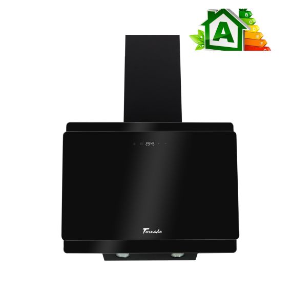 ВЫТЯЖКА НАКЛОННАЯ TORNADO NOTOS 1200(60) LED BL BLACK (1200 М?/Ч)