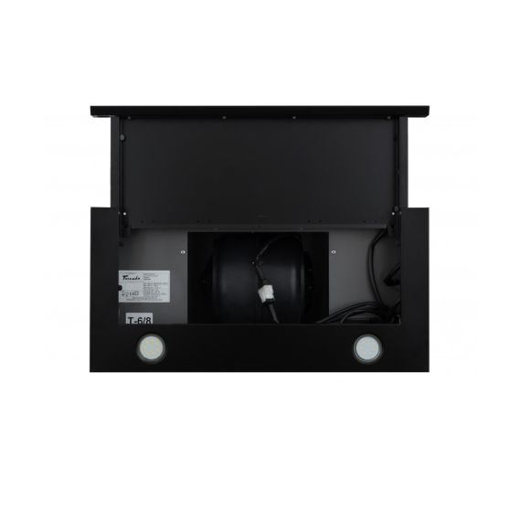 ВЫТЯЖКА ПОЛНОВСТРАИВАЕМАЯ TORNADO SOLANO 860(60) BL LED BLACK (860 М?/Ч)