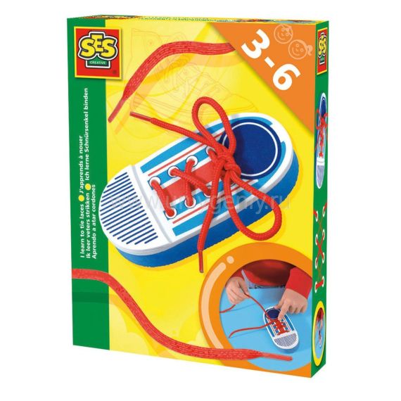 14805 SES НАБОР " УЧУСЬ ЗАВЯЗЫВАТЬ ШНУРКИ"