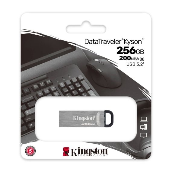 ФЛЕШ-НАКОПИТЕЛЬ USB KINGSTON DATATRAVELER KYSON 256ГБ