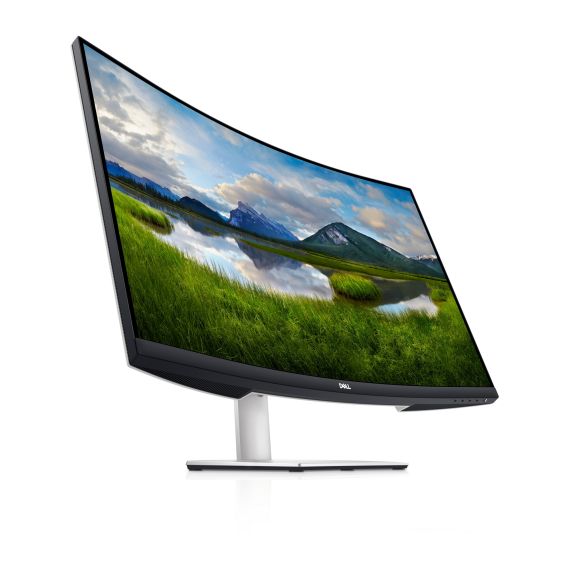 31.5" MONITOR DELL S3221QS / CURVED  / 4MS / 4K / BLACK/SILVER