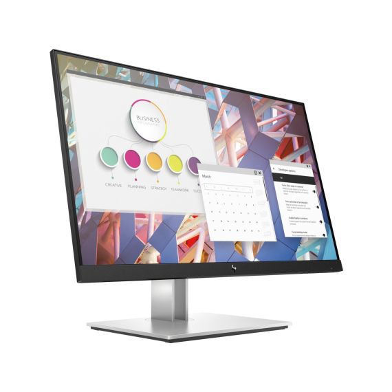 23.8" MONITOR HP E24U G4 / 5MS / BLACK/SILVER