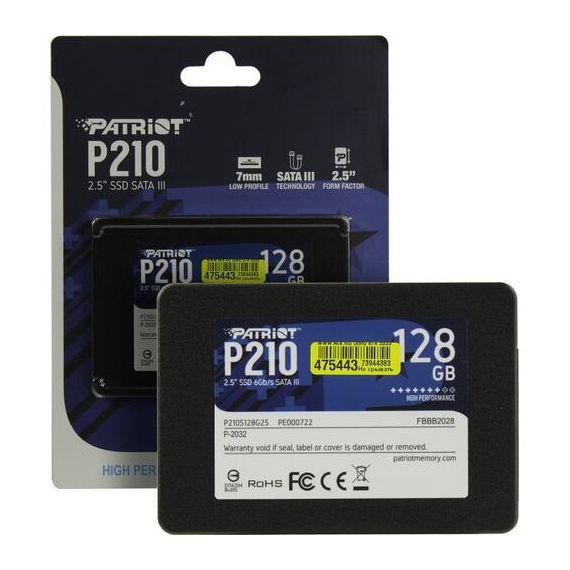 2,5" SSD PATRIOT P210 128GB