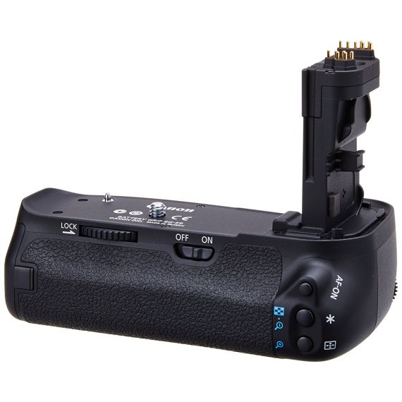 BATTERY GRIP CANON BG-E9 (2 X LP-E6 OR 6 X SIZE-AA), AF-ON BUTTON, W295G FOR EOS 60D,60DA