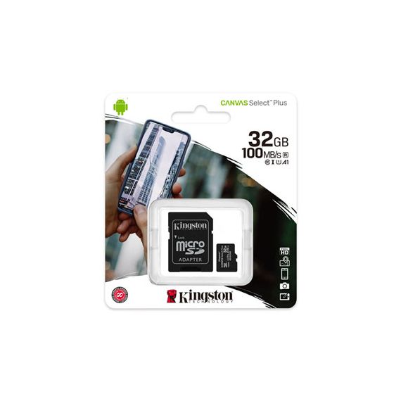 CARD DE MEMORIE KINGSTON CANVAS SELECT PLUS MICROSD 32GB