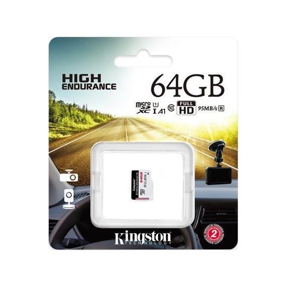 64GB MICROSD CLASS10 A1 UHS-I FC KINGSTON HIGH ENDURANCE, 600X, UP