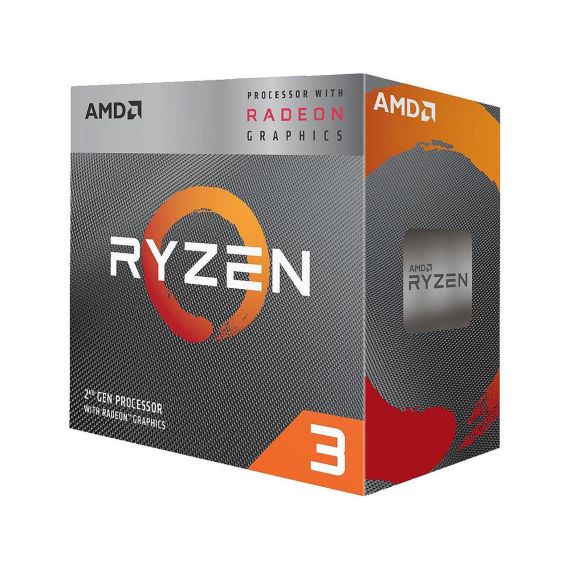 AMD RYZEN(TM) 3 3200G, SOCKET AM4, 3.6-4.0GHZ (4C/4T), 4MB L3, INTEGRATED